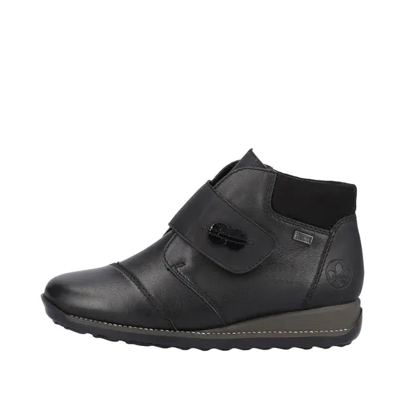 44255-00 Black Velcro RTex Ankle Boots