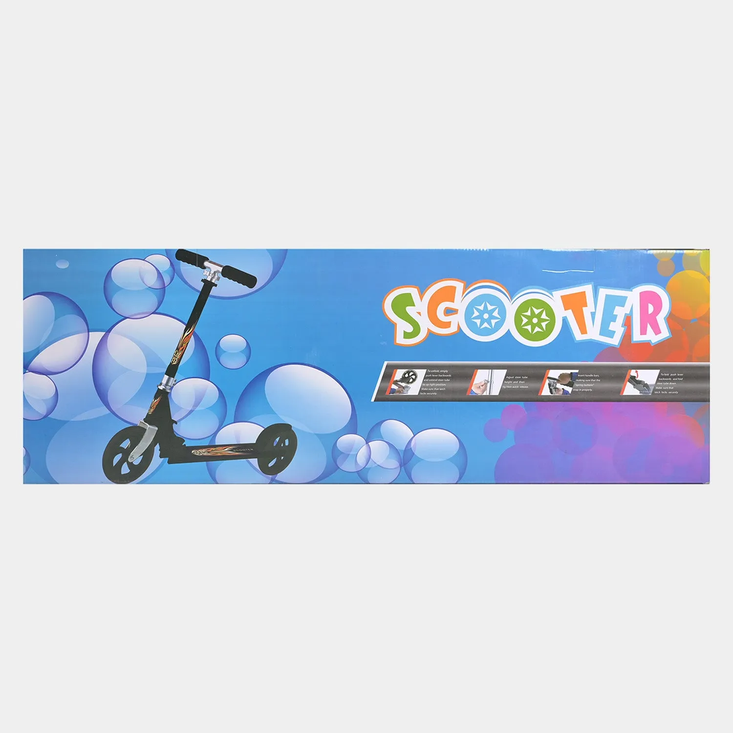 Adjustable Height Folding T-Scooter For Kids