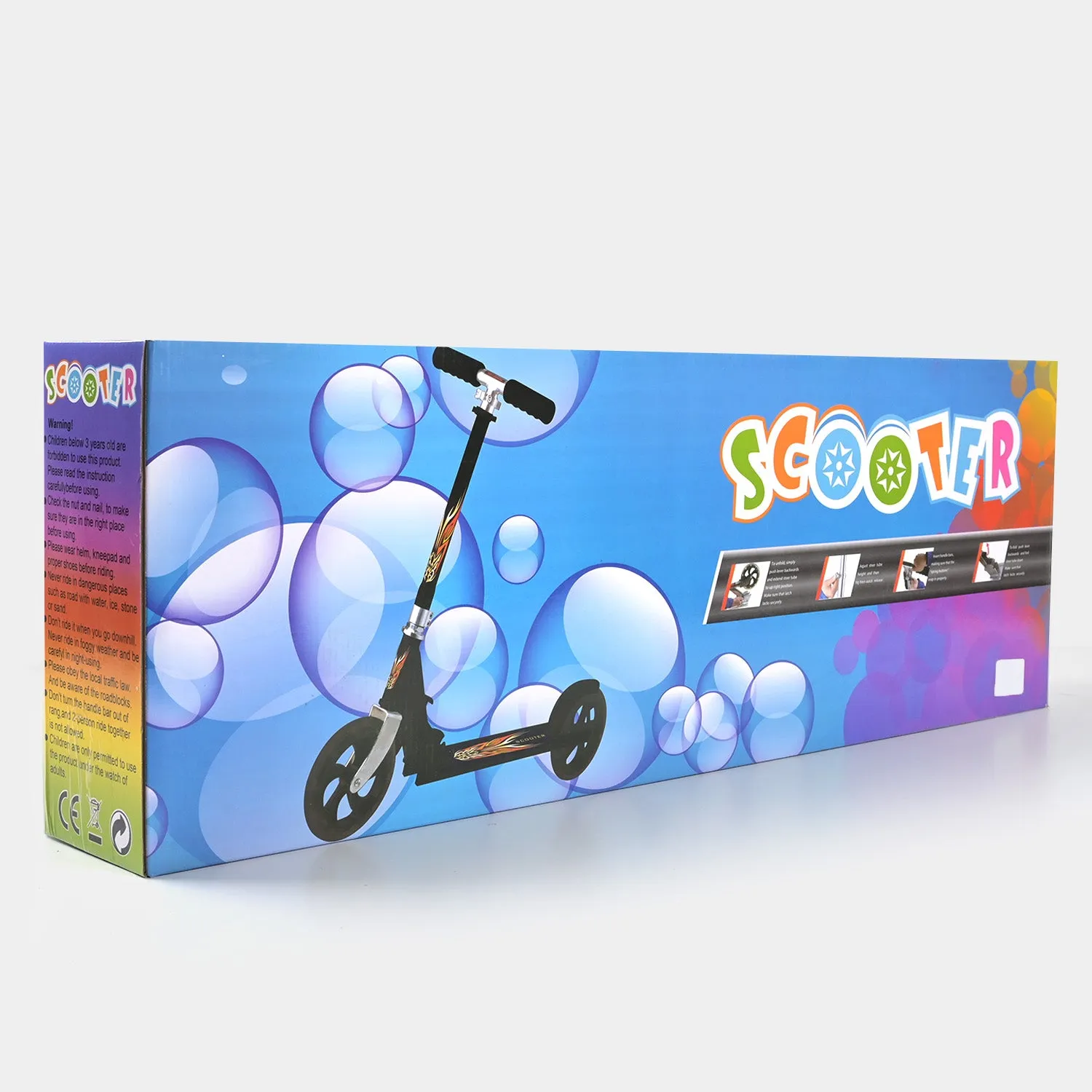 Adjustable Height Folding T-Scooter For Kids