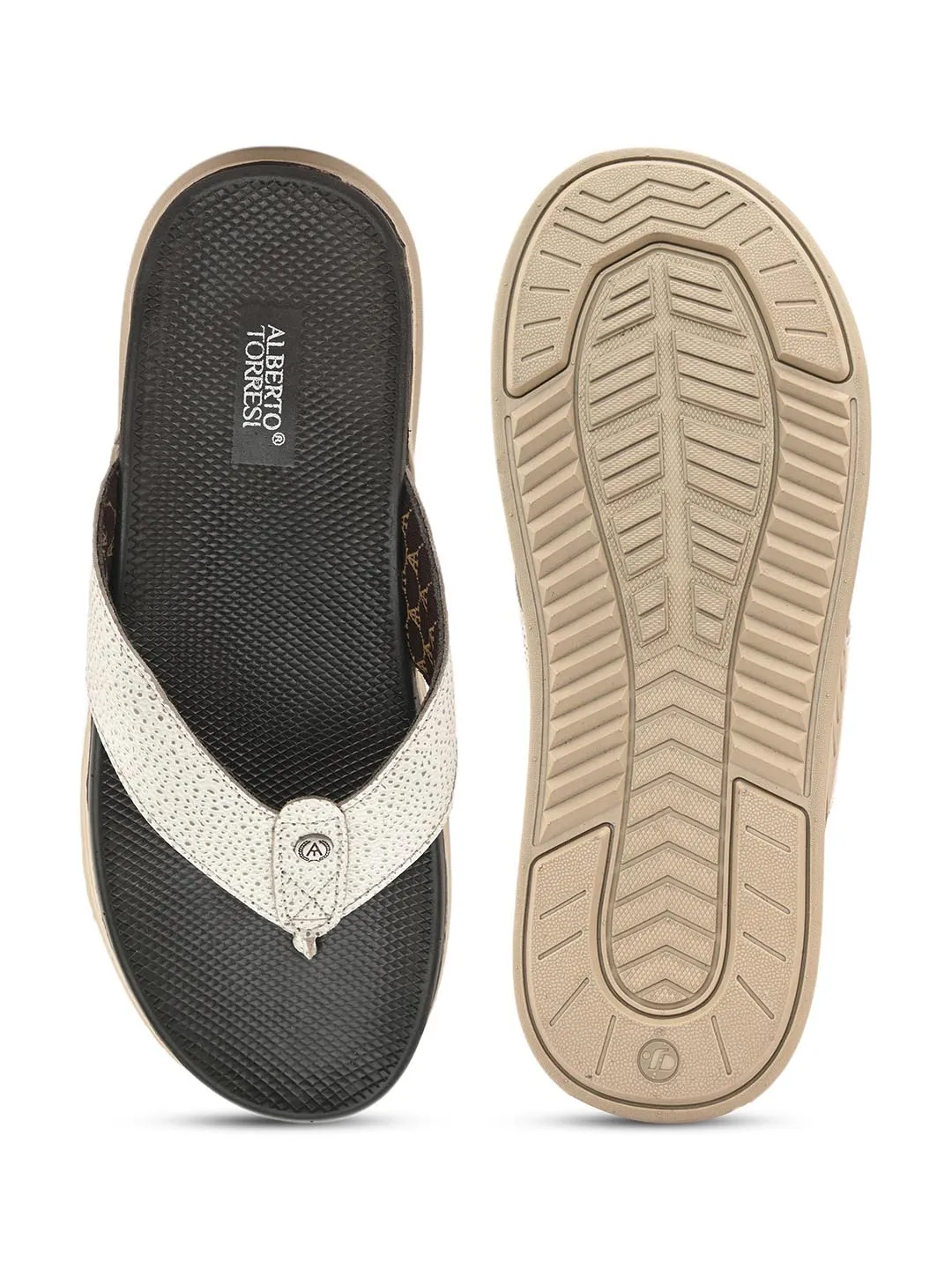 Alberto Torresi African Leather Thongs For Men With Extra Padded Flexible Footbeds Daily wear