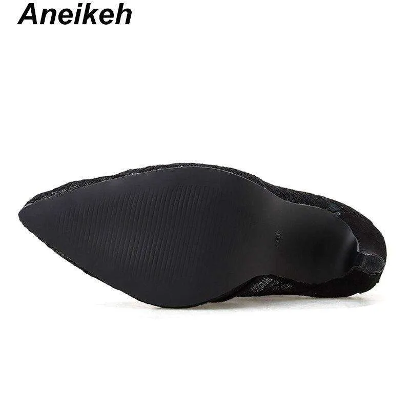 Aneikeh Mesh High Heels