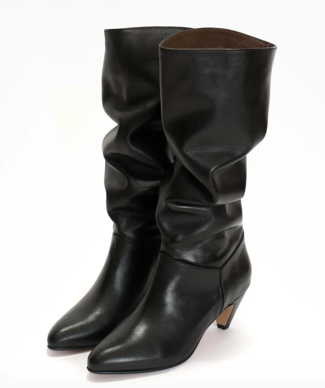 Anonymous Copenhagen Jasmina 50 Stiletto Black Leather Boots