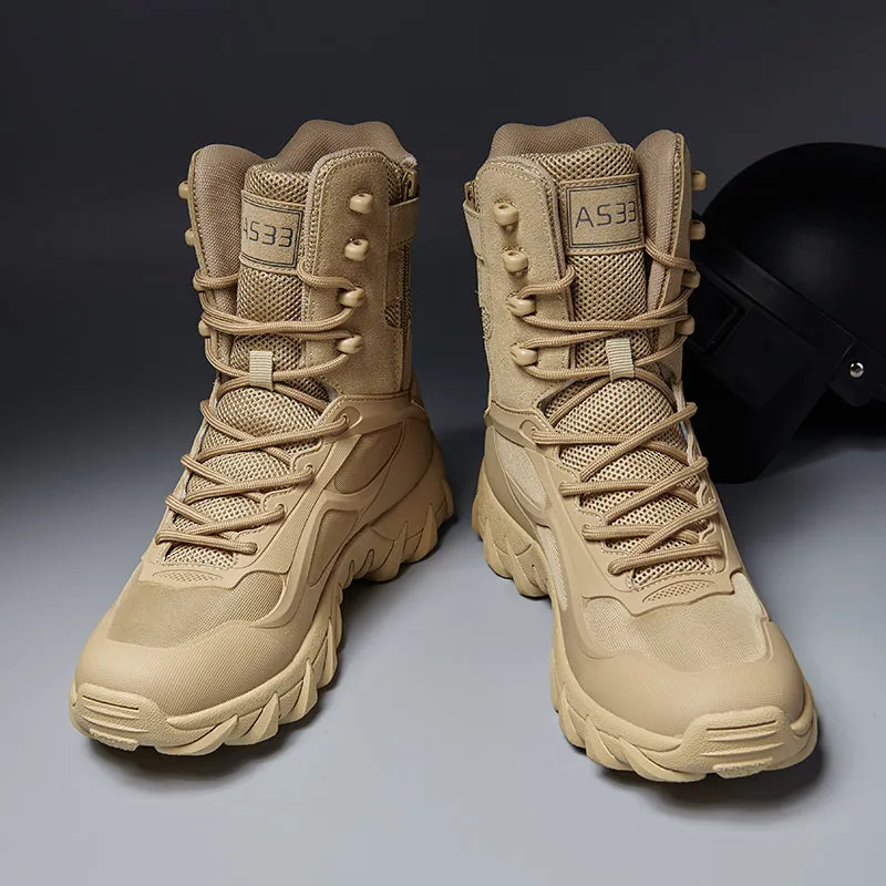 Army Combo Tactical Shoes Side Zip Military Boots | 6671