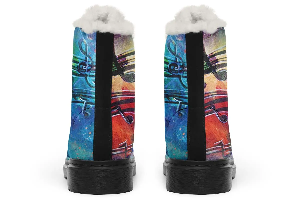 Artistic Violin Winter Boots