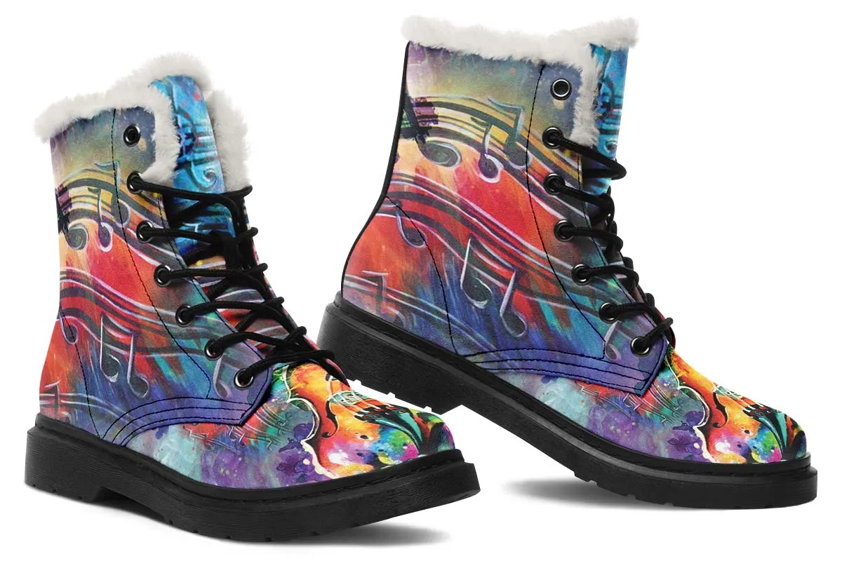 Artistic Violin Winter Boots