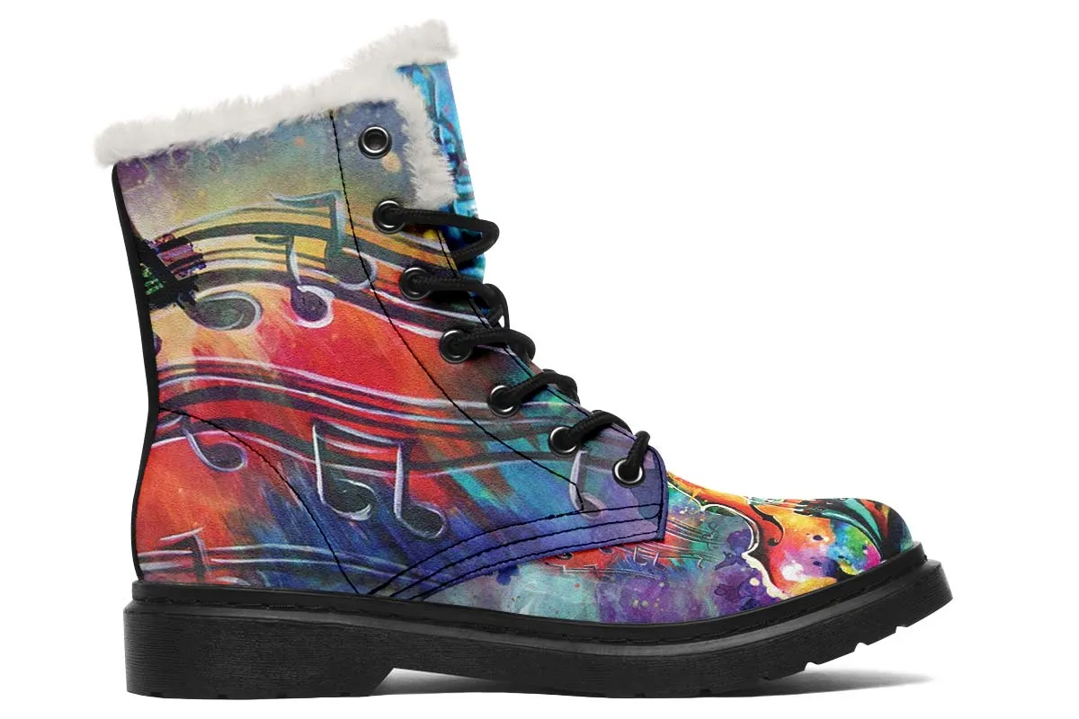 Artistic Violin Winter Boots