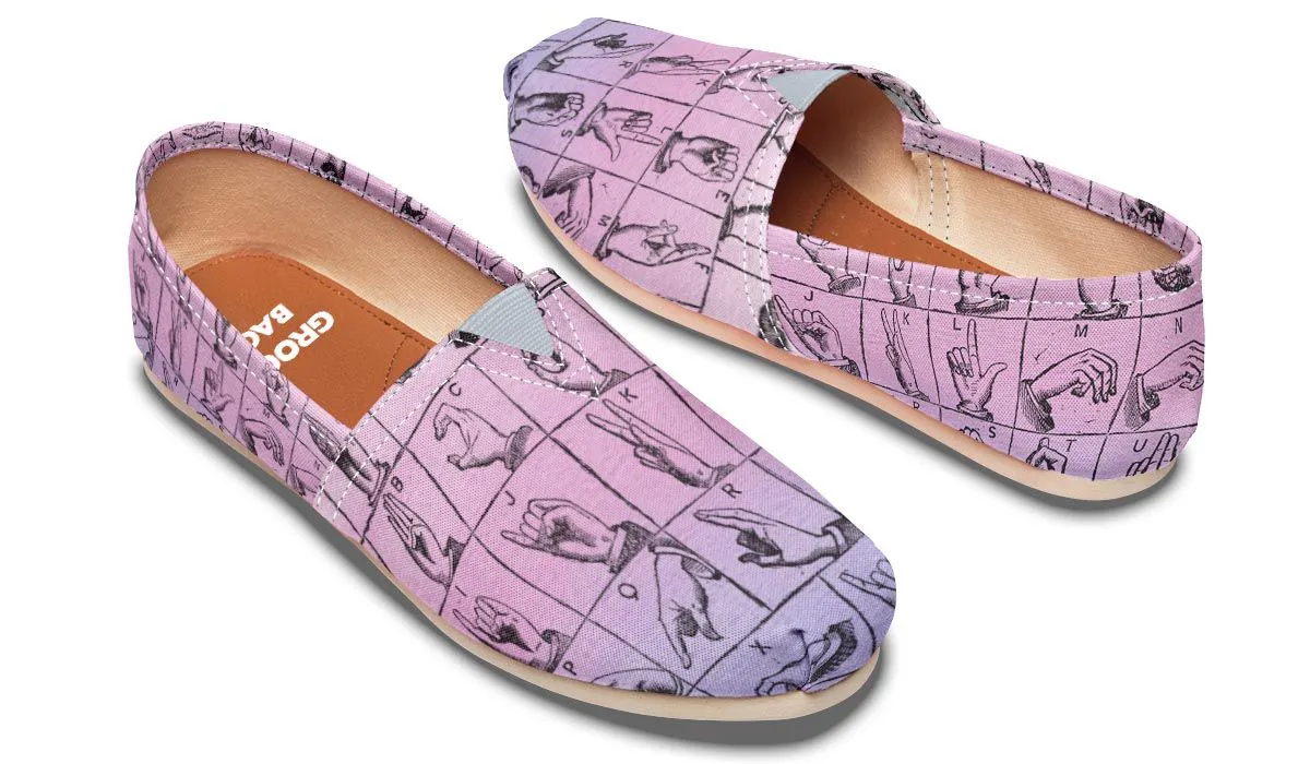 ASL Watercolor Casual Shoes