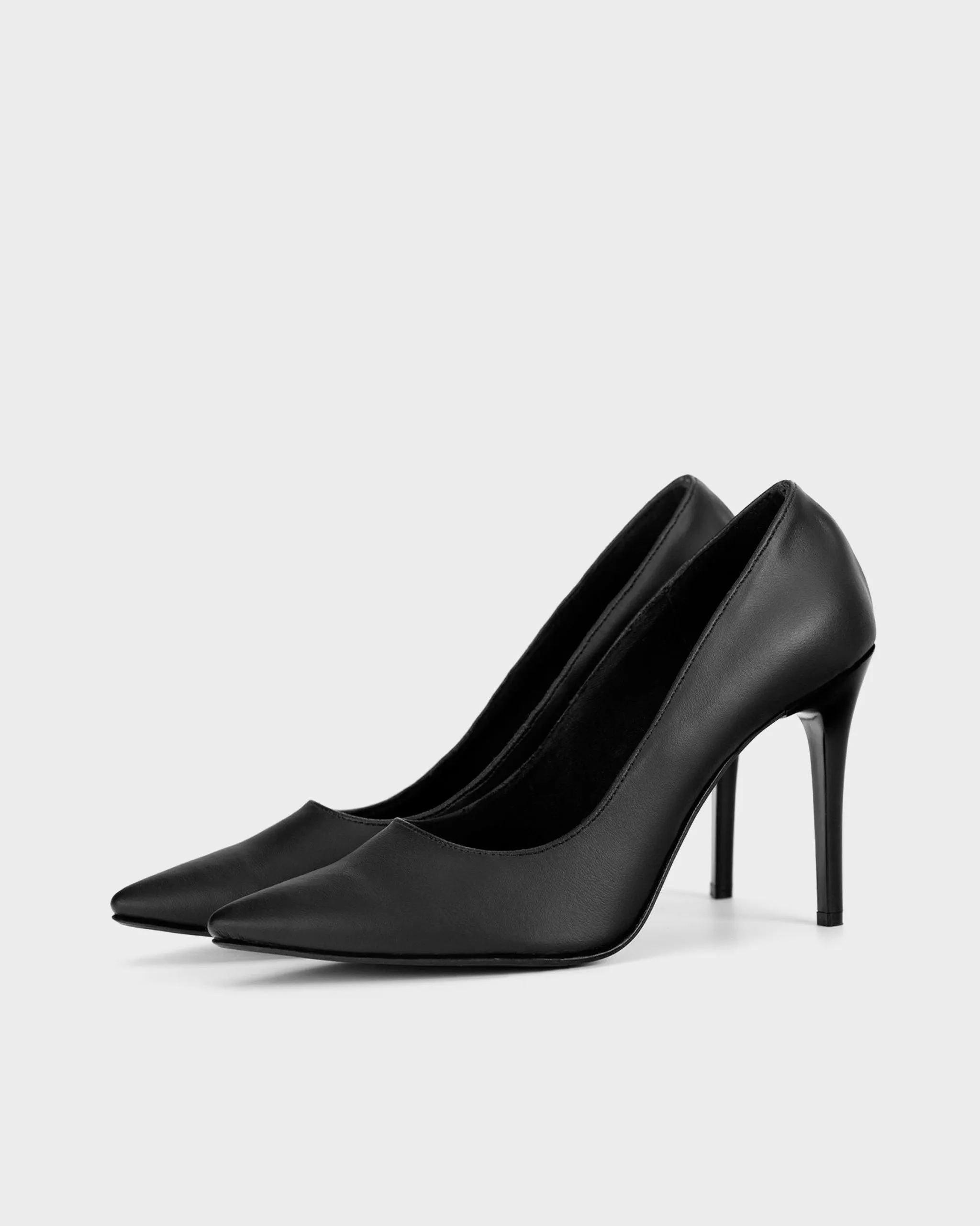 Blacky Chic Nopal cactus leather stilettos