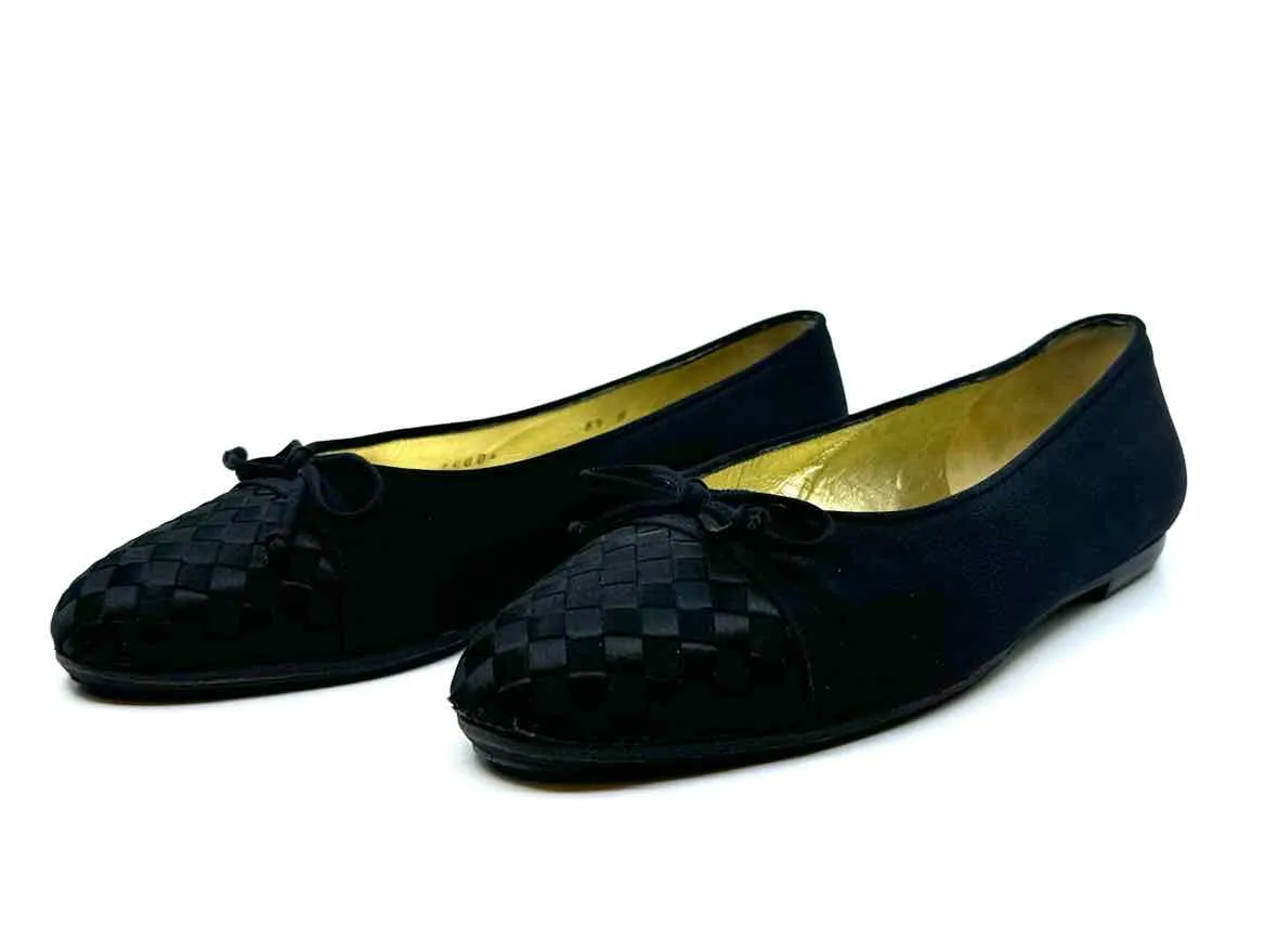 BOTTEGA VENETA Size 5.5 Black Flats