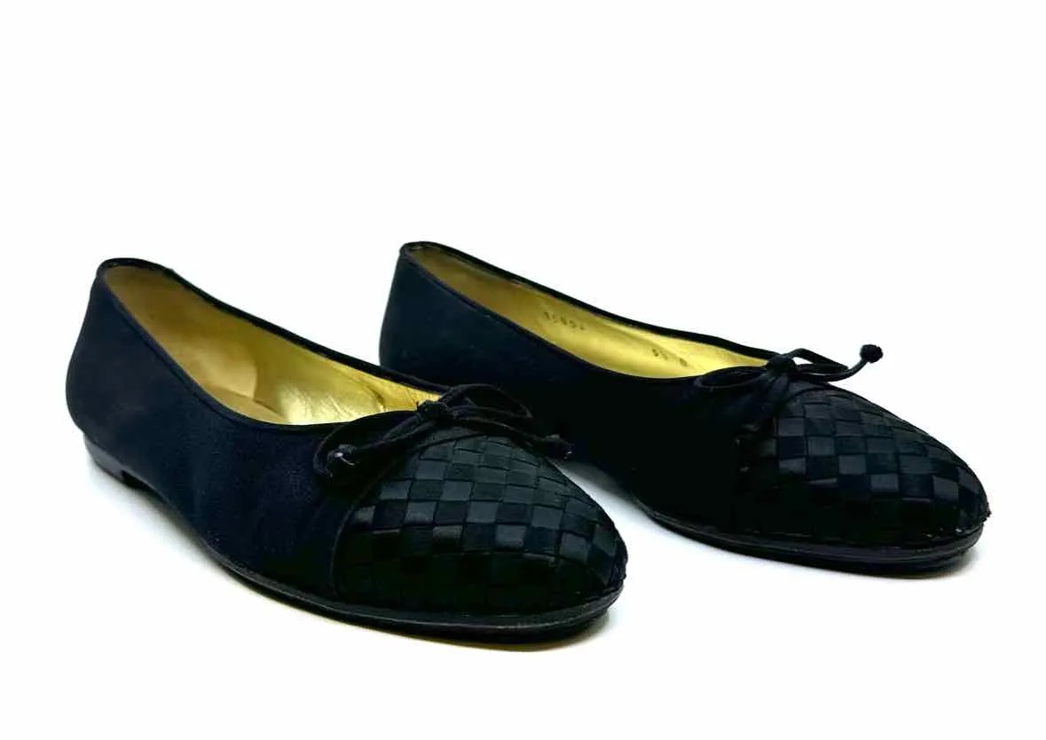 BOTTEGA VENETA Size 5.5 Black Flats