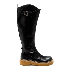 Cape Black Tall Boots