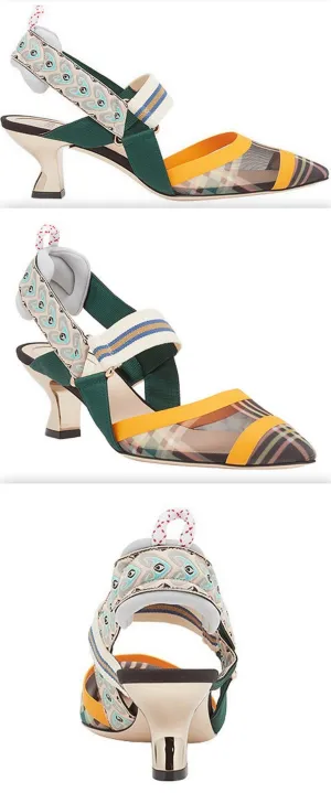 'Colibrì' Slingback Pumps, Multi Colored