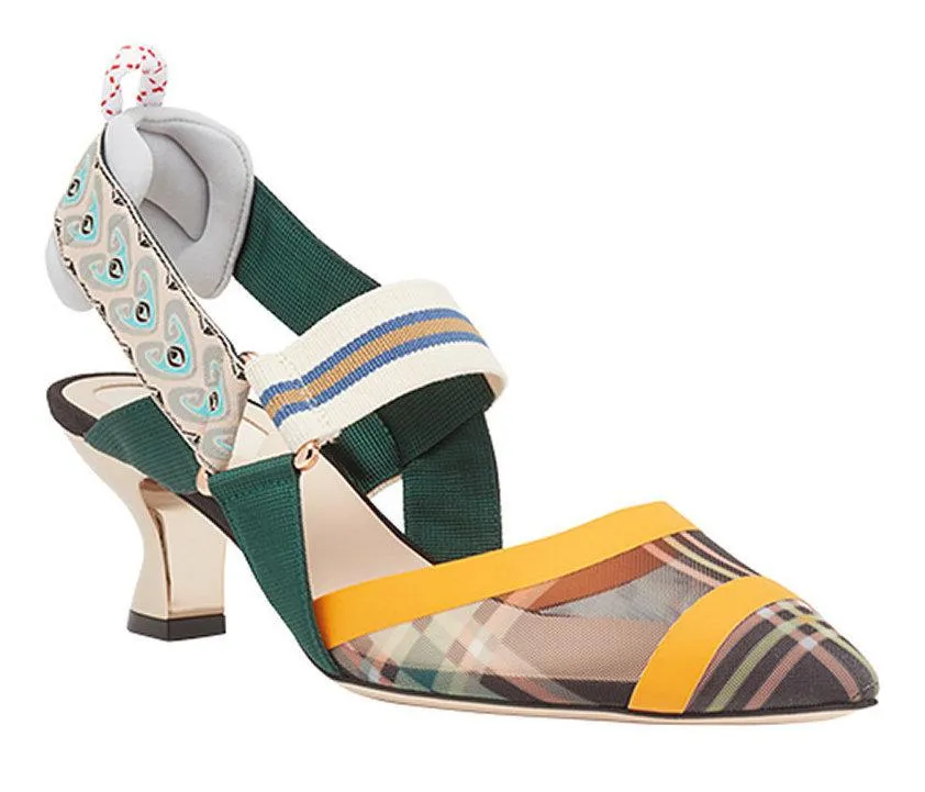 'Colibrì' Slingback Pumps, Multi Colored