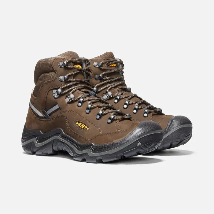 Durand Made in US Waterproof Boot WIDE in Cascade Brown/Gargoyle CLOSEOUTS