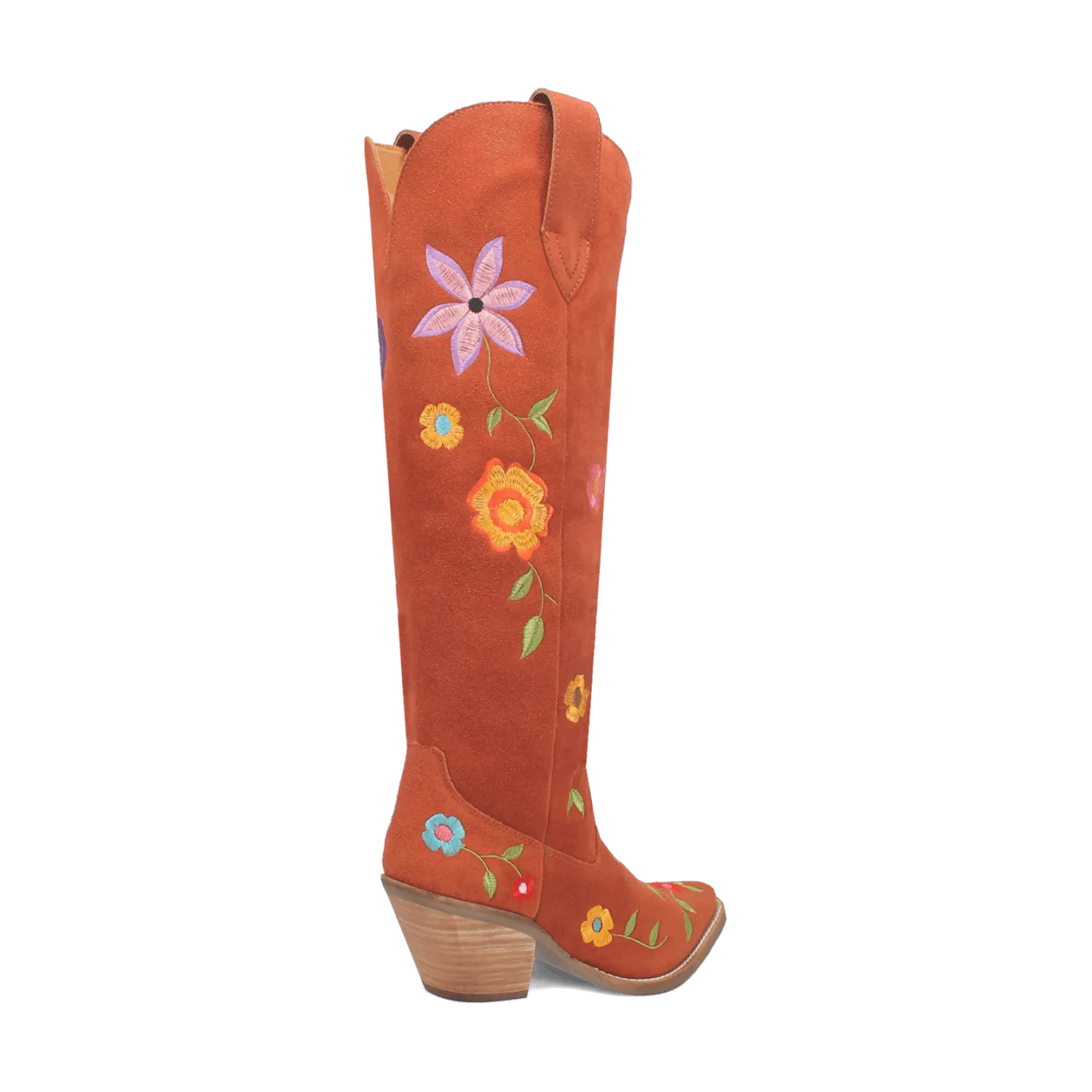 FLOWER POWER SUEDE BOOT