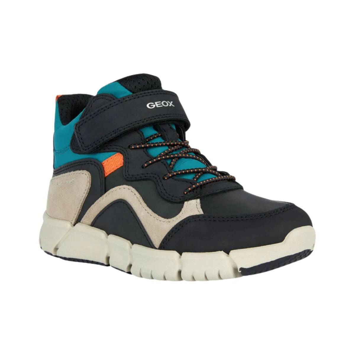 Geox Boy's (Sizes 31-41) Flexyper Navy/Light Blue Waterproof