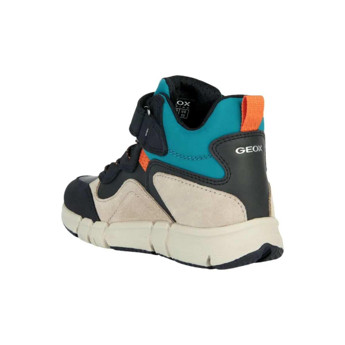 Geox Boy's (Sizes 31-41) Flexyper Navy/Light Blue Waterproof