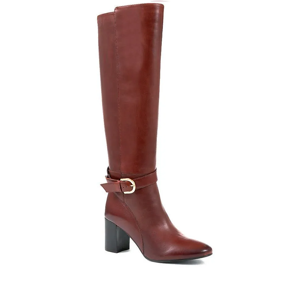 Giovana Leather Knee High Boots - GIOVANA / 322 807