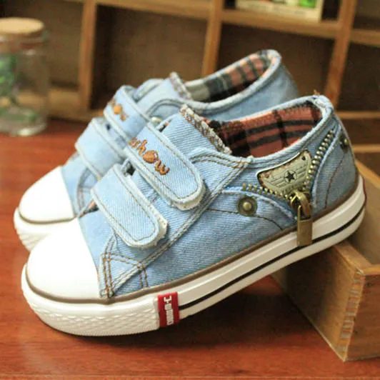 Kids Canvas Denim High Tops