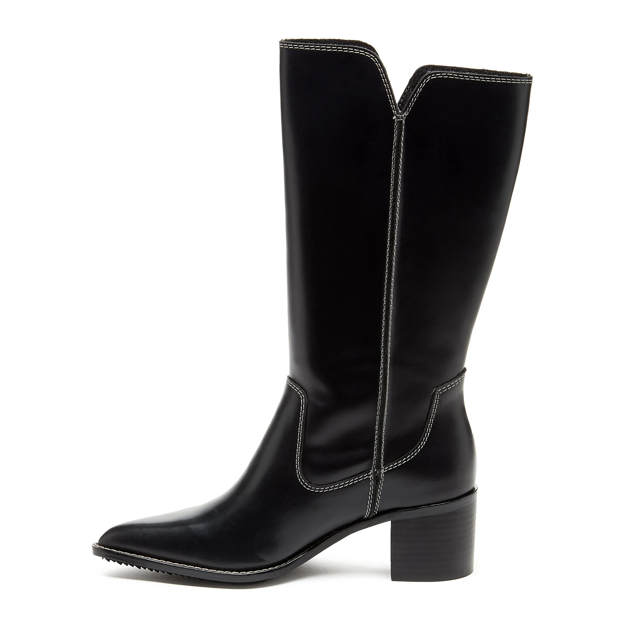 Marshall  Black Pointed Toe Boots