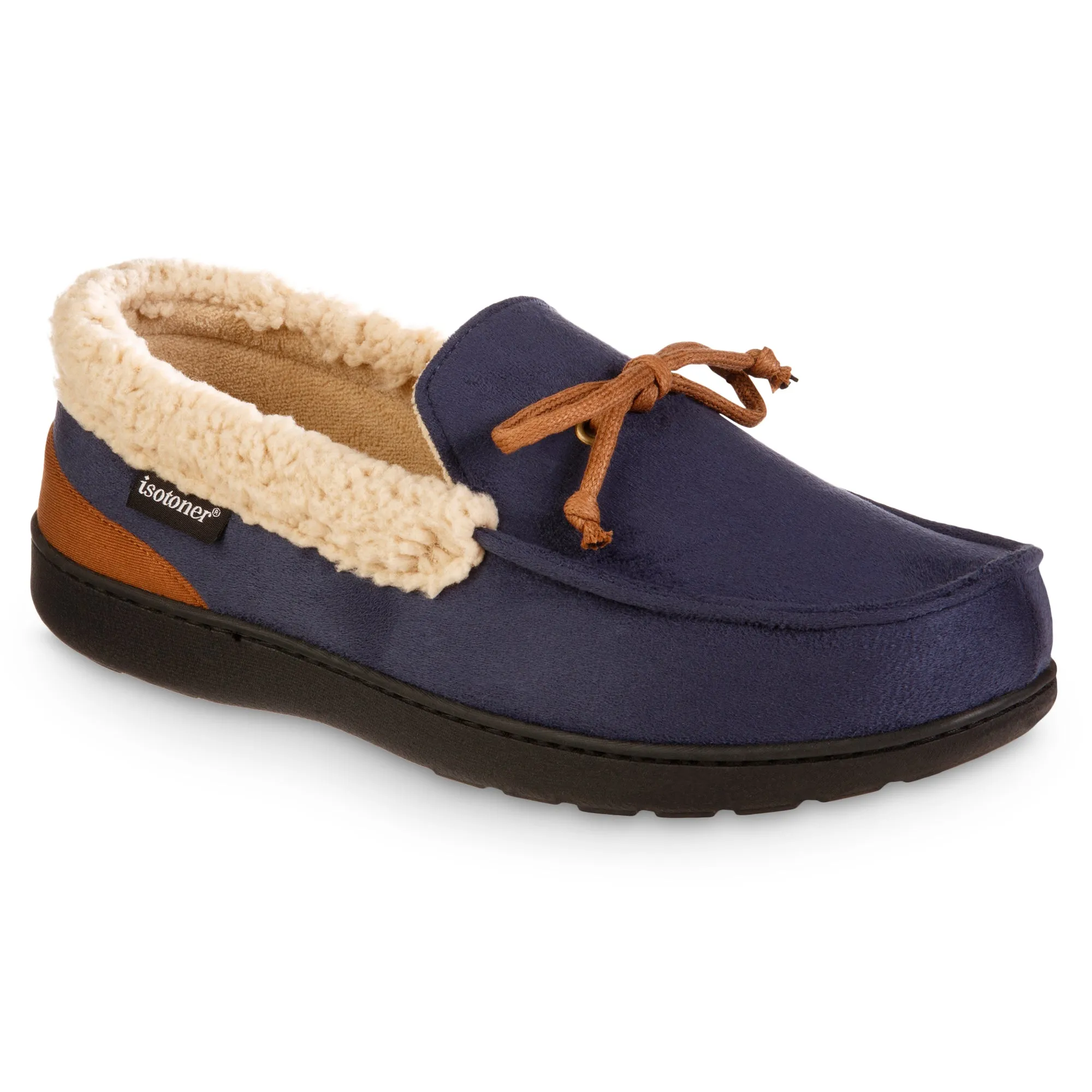 Men's Advanced Memory Foam Microsuede Vincent Moccasin Slippers