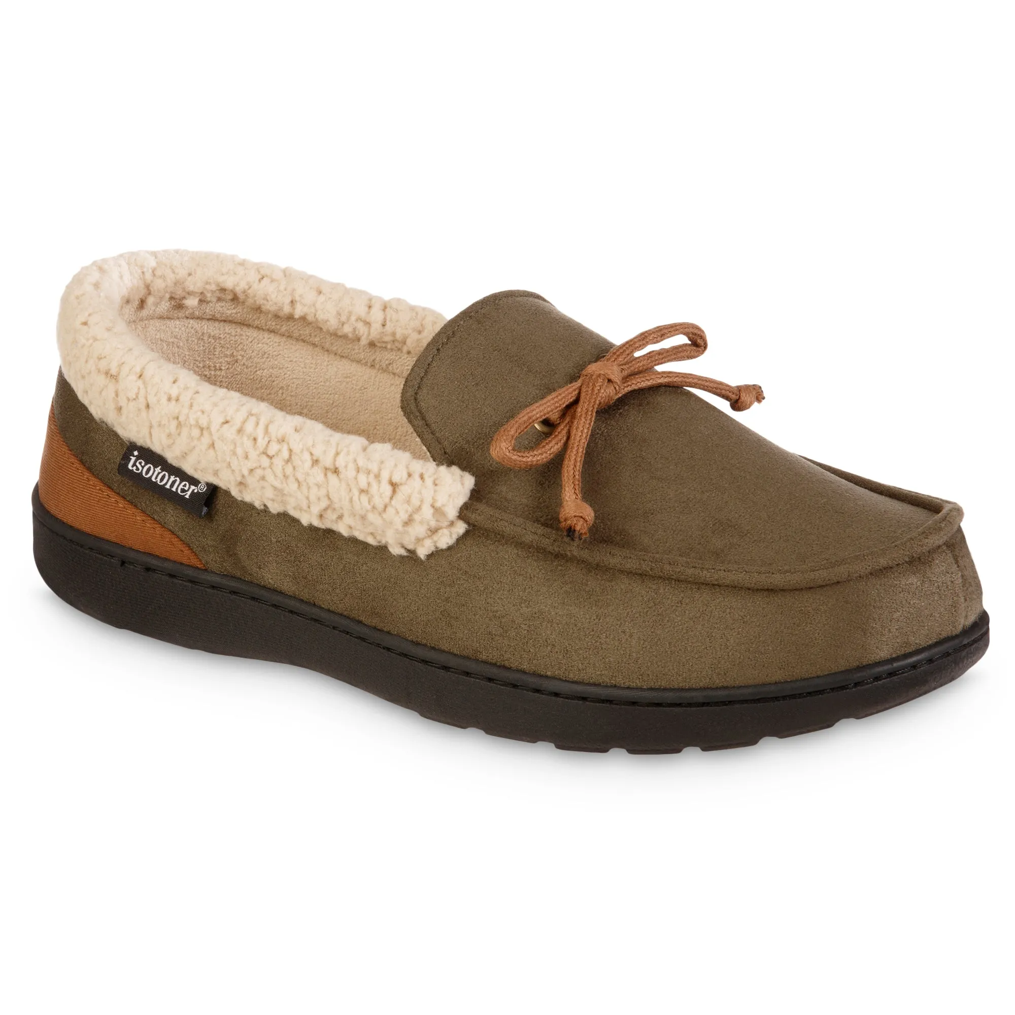 Men's Advanced Memory Foam Microsuede Vincent Moccasin Slippers