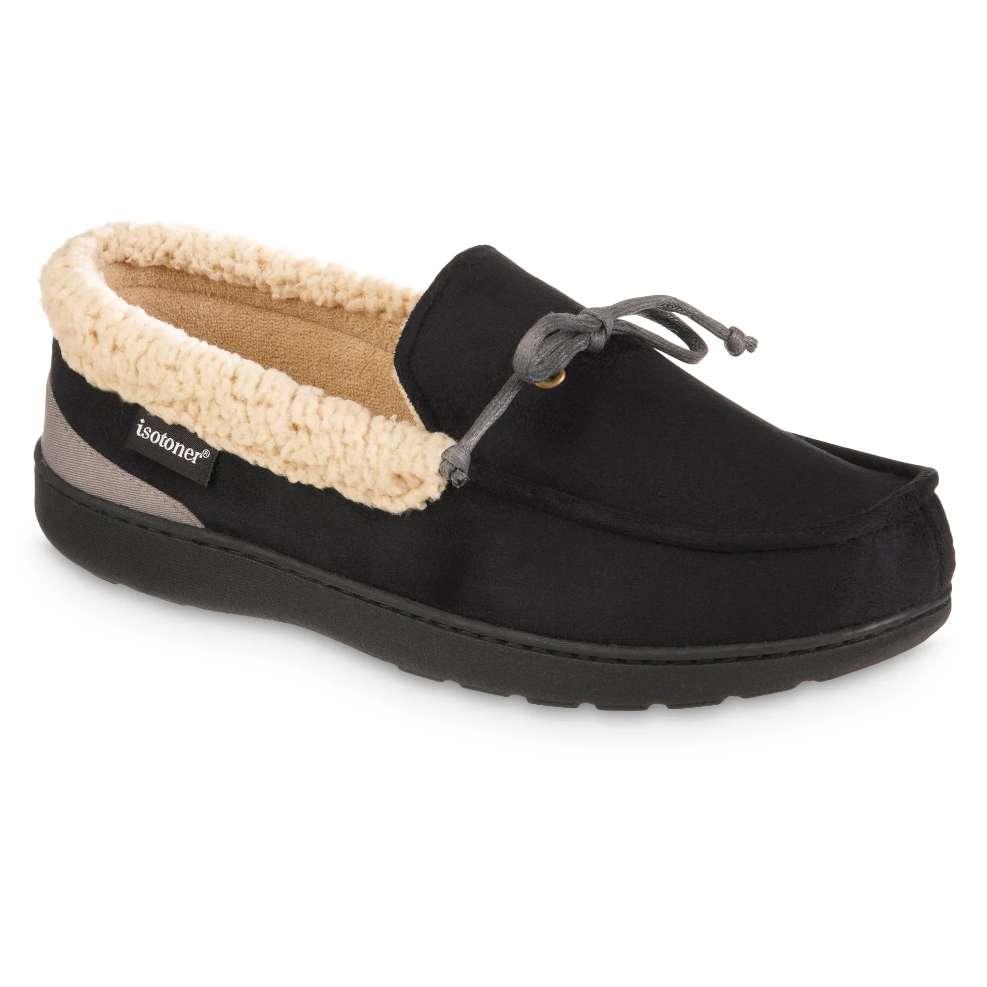 Men's Advanced Memory Foam Microsuede Vincent Moccasin Slippers