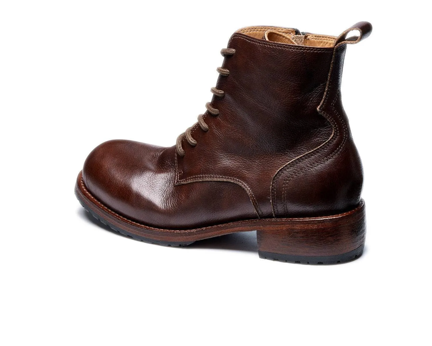 Men's Full-Grain Horsehide Leather Marten Boots - Goodyear Welt Construction