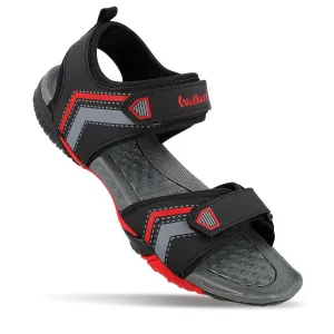 Men's Sports Sandal - WC4443 Black Red