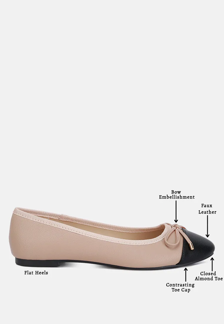 Minato Two Tone Ballet Flats