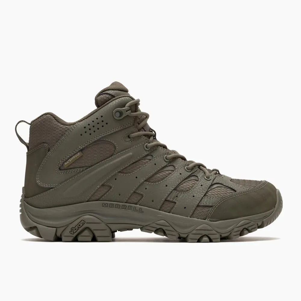 Moab 3 Mid Men's Tactical Work Boots Wp Tactical Dark Olive