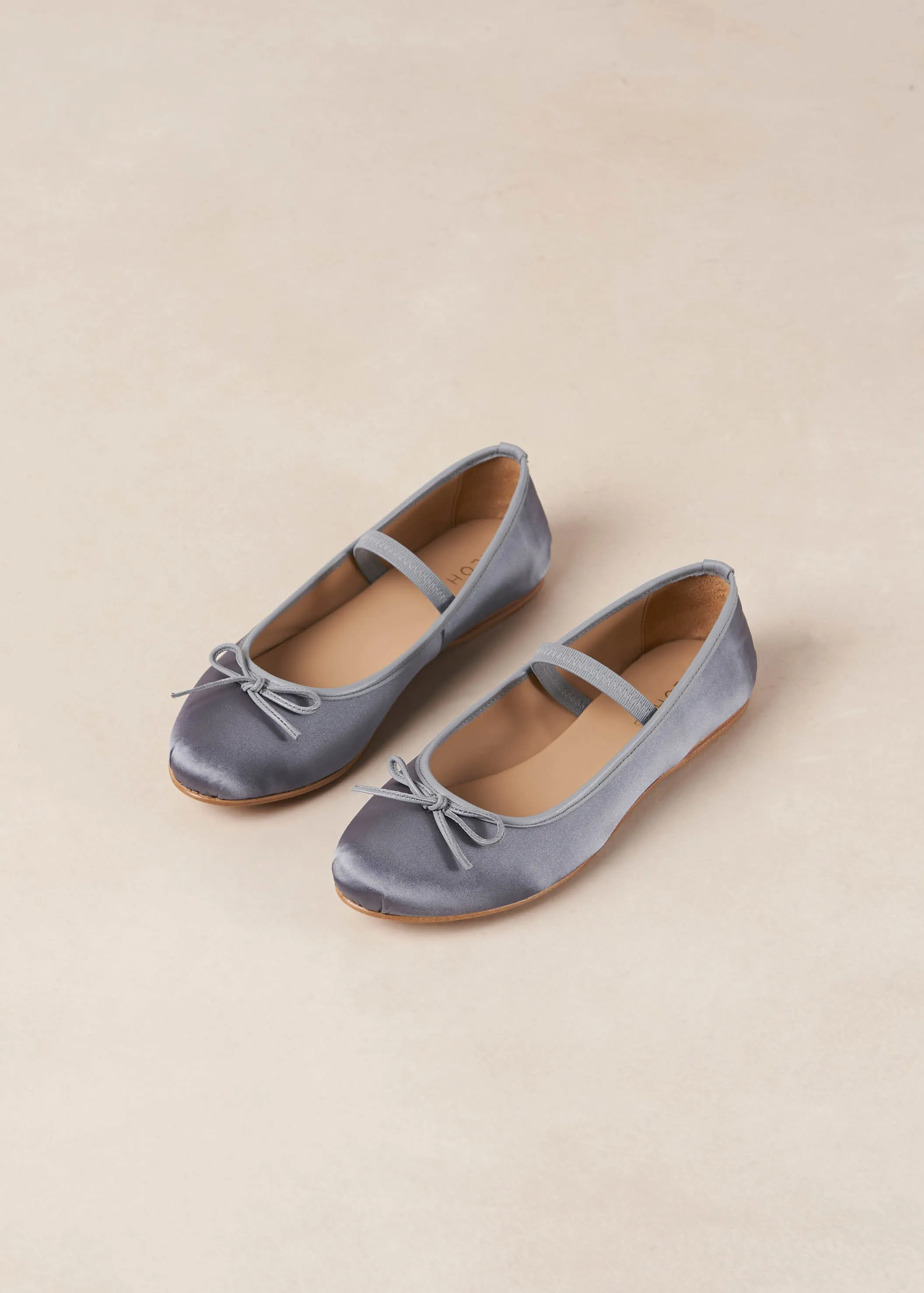 Odette Stone Grey Ballet Flats