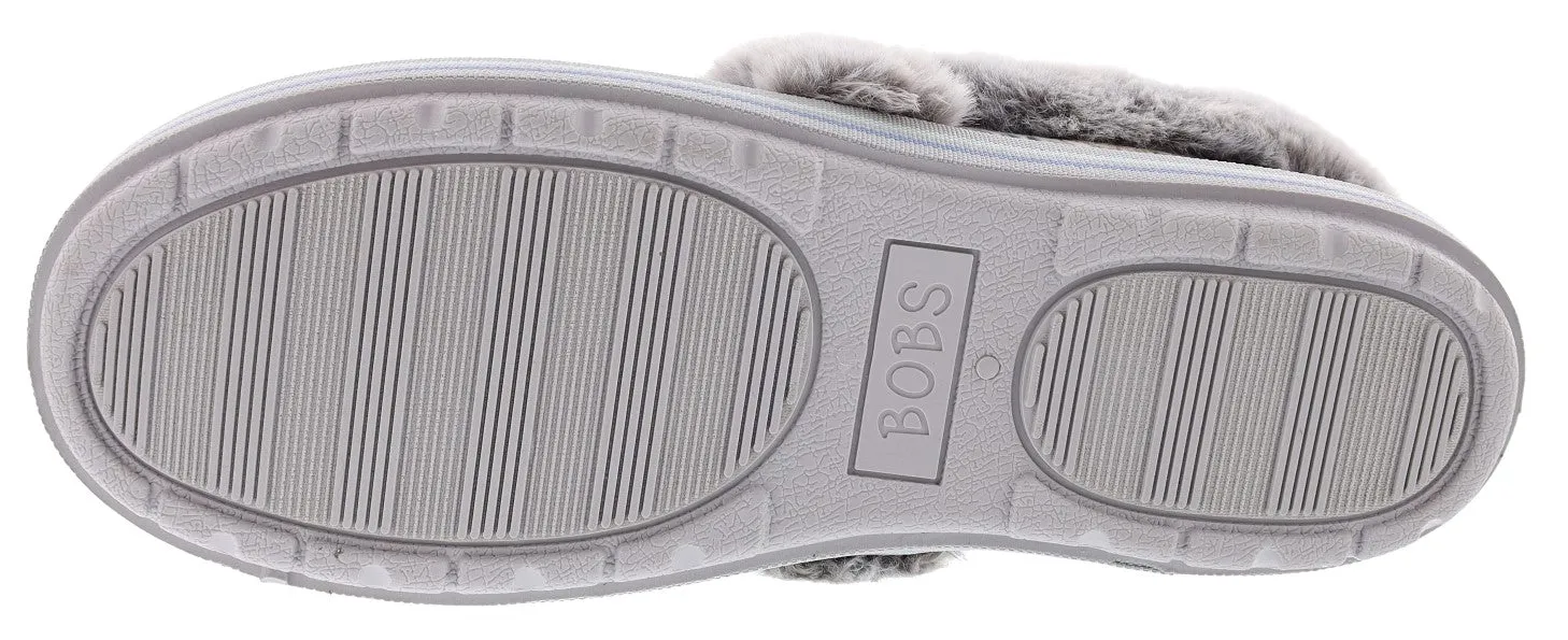 Skechers Women's Bobs Too Cozy Wandering Eyez Memory Foam Slippers