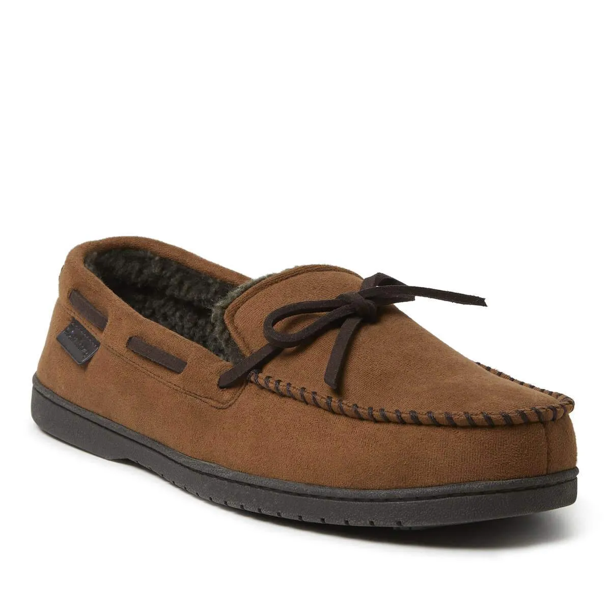 Toby Microsuede Tie Moccasin