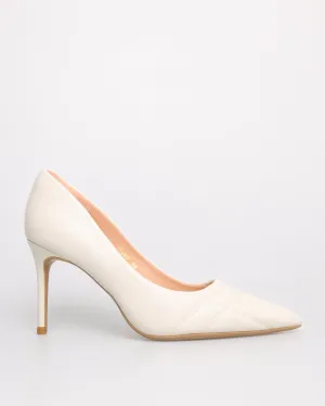 Tomaz FL067 Ladies Formal High Heels (Cream)