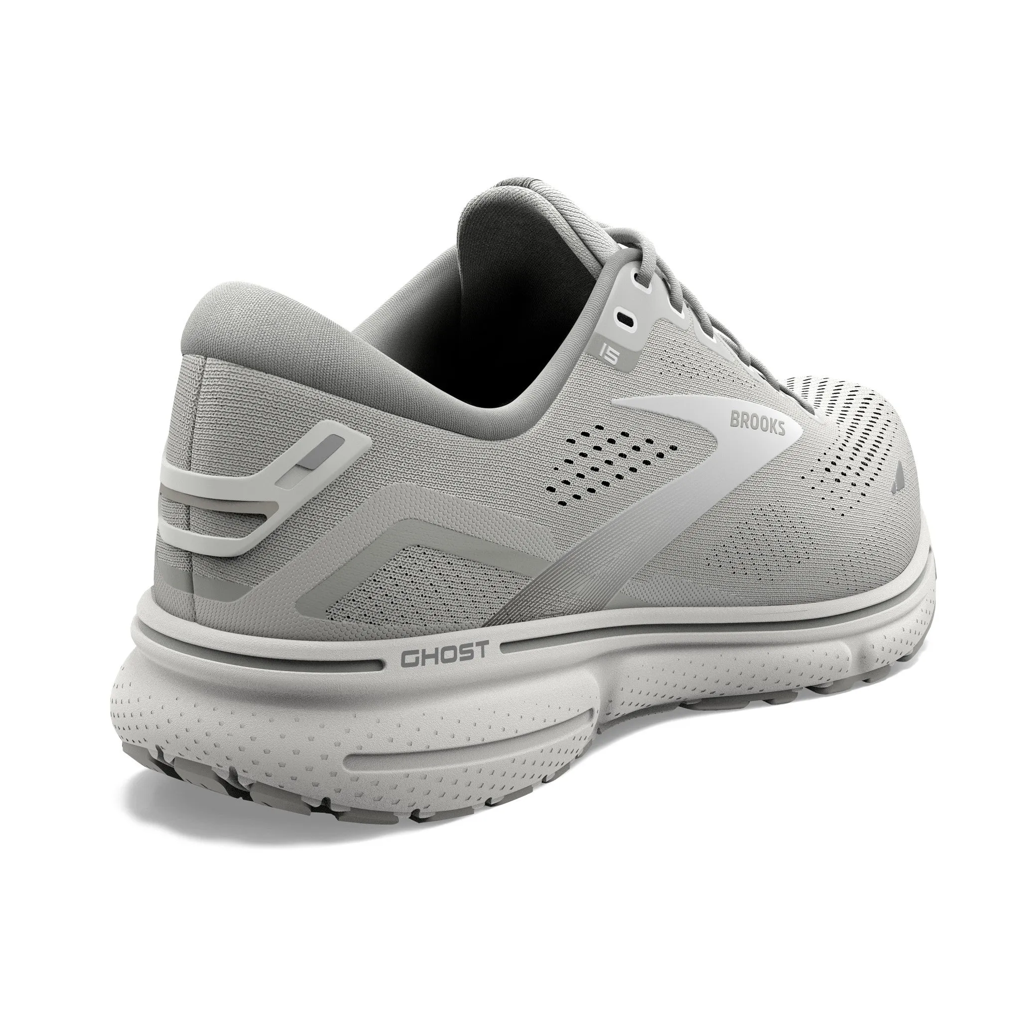 Women's Ghost 15 - Oyster / Alloy / White